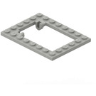 LEGO Gris clair assiette 6 x 8 Trap Porte Cadre Porte-broches encastrés (30041)
