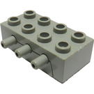 LEGO Gris claro Neumático Distribution Bloque 2 x 4 con Uno way valve