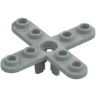 LEGO Ljusgrå Propeller 4 Blad 5 Diameter med öppen koppling (2479)