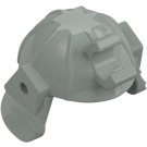 LEGO Grigio chiaro Samurai Casco con Clip e Corto Visore  (30175)