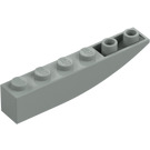 LEGO Lysegrå Skråning 1 x 6 buet Inverteret (41763 / 42023)