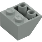 LEGO Lichtgrijs Helling 2 x 2 (45°) Omgekeerd met platte afstandsring eronder (3660)