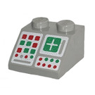 LEGO Lichtgrijs Helling 2 x 2 (45°) met Computer Paneel (3039)