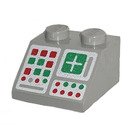 LEGO Lichtgrijs Helling 2 x 2 (45°) met Computer Paneel (3039 / 80140)