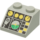 LEGO Light Gray Slope 2 x 2 (45°) with Flight Control (3039 / 81871)