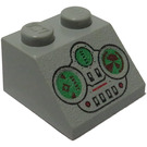 LEGO Hellgrau Steigung 2 x 2 (45°) mit Naboo Fighter Control (3039)