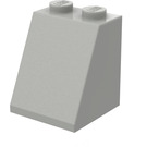 LEGO Vaaleanharmaa Luiska 2 x 2 x 2 (65°) pohjaputken kanssa (3678)