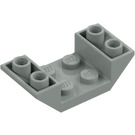 LEGO Light Gray Slope 2 x 4 (45°) Double Inverted with Open Center (4871)