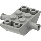 LEGO Grigio chiaro Pendenza 2 x 4 (45°) Doppio Invertito con Perni (15647 / 30390)