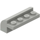 LEGO Lichtgrijs Helling 2 x 4 x 1.3 Gebogen (6081)