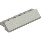 LEGO Light Gray Slope 2 x 6 x 0.7 (45°) (2875)