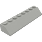 LEGO Grigio chiaro Pendenza 2 x 8 (45°) (4445)