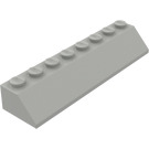 LEGO Light Gray Slope 2 x 8 (45°) (4445)