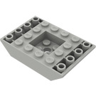 LEGO Jasny szary Nachylenie 4 x 6 (45°) Podwójnie Odwrotny (30183)