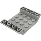 LEGO Light Gray Slope 4 x 6 (45°) Double Inverted with Open Center without Holes (30283 / 60219)