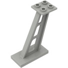 LEGO Vaaleanharmaa Support 2 x 4 x 5 Stanchion Inclined Paksuilla tuilla (4476)