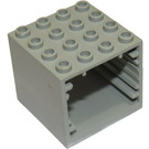 LEGO Lys grå Technic Holder Blokk 4 x 4 x 3 (3691)