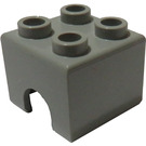 LEGO Light Gray Technic Piston 2 x 2 Block (3652)