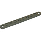 LEGO Light Gray Technic Plate 1 x 10 with Holes (2719)