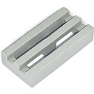 LEGO Gris Clair Tuile 1 x 2 Grille (avec Rainure inférieure) (2412 / 30244)