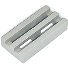LEGO Light Gray Tile 1 x 2 Grille (without Bottom Groove)