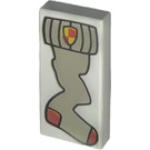 LEGO Light Gray Tile 1 x 2 with Sock with Groove (3069 / 30070)