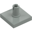 LEGO Gris Clair Tuile 2 x 2 avec Verticale Épingle (2460 / 49153)