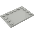 LEGO Gris clair Tuile 4 x 6 avec Goujons sur 3 Edges (6180)