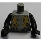 LEGO Light Gray Torso with Gold Plates, Wires and Belt Decoration (973)