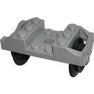 LEGO Hellgrau Zug Rad Halter mit Räder (9 V) (2878)