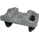 LEGO Light Gray Train Wheel Holder with Wheels (9V) (2878 / 74784)