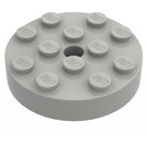LEGO Light Gray Turntable 4 x 4 Top (Non-Locking) (3404)