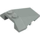 LEGO Light Gray Wedge 4 x 4 Triple with Stud Notches (48933)