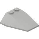 LEGO Lichtgrijs Wig 4 x 4 Drievoudig zonder Stud Inkepingen (6069)