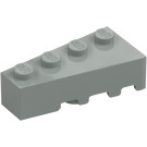 LEGO Light Gray Wedge Brick 2 x 4 Left (41768)