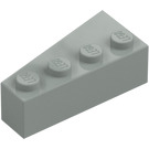 LEGO Gris claro Cuña Ladrillo 2 x 4 Derecha (41767)