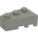 LEGO Gris clair Coin Brique 3 x 2 La gauche (6565)