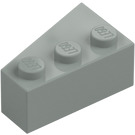 LEGO Vaaleanharmaa Kiila Palikka 3 x 2 Oikein (6564)