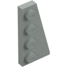 LEGO Light Gray Wedge Plate 2 x 4 Wing Right (41769)