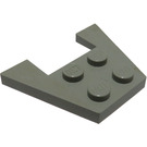 LEGO Light Gray Wedge Plate 3 x 4 without Stud Notches (4859)