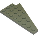 LEGO Lys grå Kile Plate 4 x 8 Vinge Venstre uten Knott Notch