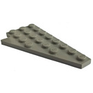 LEGO Lys grå Kile Plate 4 x 8 Vinge Høyre uten knottskår