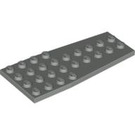 LEGO Light Gray Wedge Plate 4 x 9 Wing without Stud Notches (2413)
