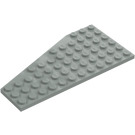 LEGO Vaaleanharmaa Kiila Levy 6 x 12 Siipi Oikein (30356)