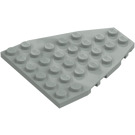 LEGO Lysegrå Kile Plade 7 x 6 med Knops hakker (50303)