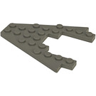 LEGO Grigio chiaro Cuneo Piastra 8 x 8 con 4 x 4 Ritaglio (4475)