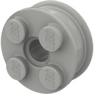 LEGO Light Gray Wheel Rim 10 x 17.4 with 4 Studs and Technic Peghole (6248)