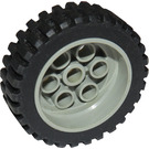 LEGO Light Gray Wheel Rim 30mm x 12.7mm Stepped with Tire 13 x 24