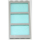 LEGO Gris claro Ventana 1 x 4 x 6 con 3 Paneles y Transparente Luz Azul Fixed Vidrio (6160 / 75336)