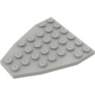 LEGO Ljusgrå Vinge 7 x 6 utan knoppskåror (2625)